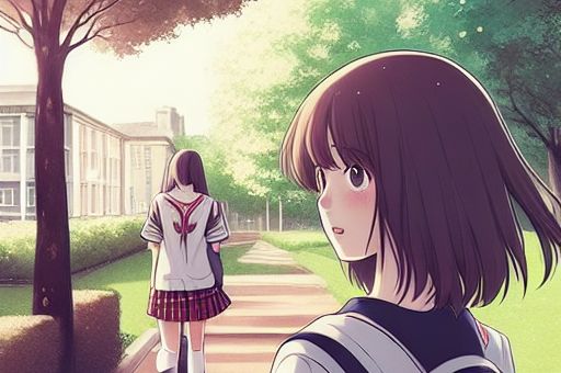 梦回校园，两个女孩的对话与内心世界的映射