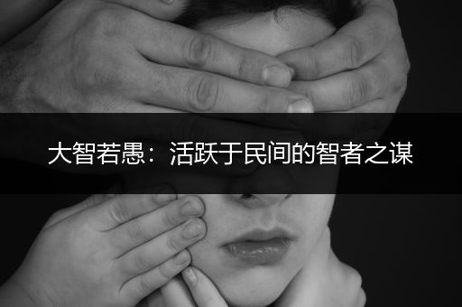 大智若愚：活跃于民间的智者之谋