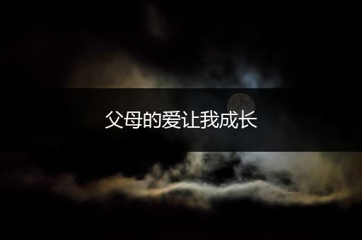 父母的爱让我成长