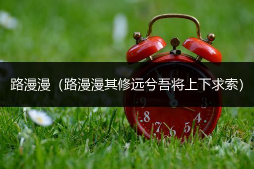 路漫漫（路漫漫其修远兮吾将上下求索）