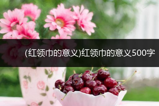 （红领巾的意义)红领巾的意义500字