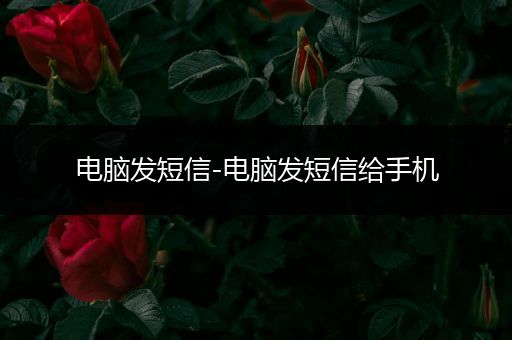 电脑发短信-电脑发短信给手机