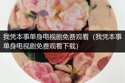我凭本事单身电视剧免费观看（我凭本事单身电视剧免费观看下载）