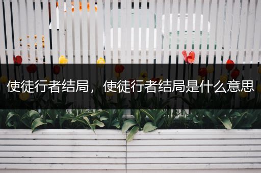 使徒行者结局，使徒行者结局是什么意思