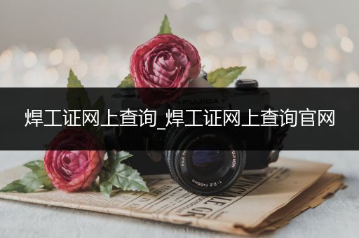 焊工证网上查询_焊工证网上查询官网