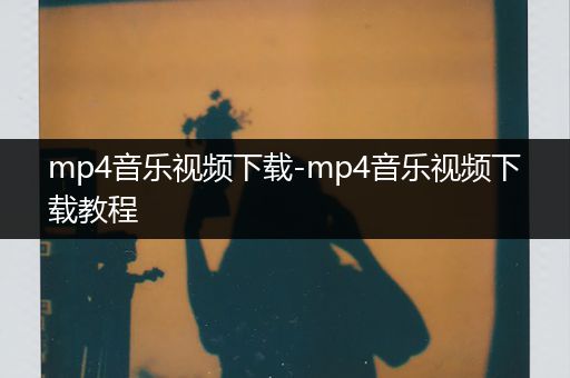 mp4音乐视频下载-mp4音乐视频下载教程