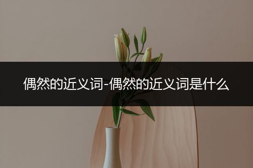 偶然的近义词-偶然的近义词是什么