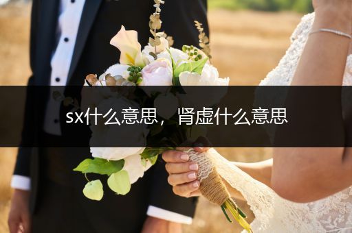 sx什么意思，肾虚什么意思