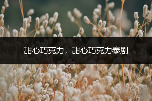 甜心巧克力，甜心巧克力泰剧