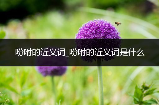 吩咐的近义词_吩咐的近义词是什么