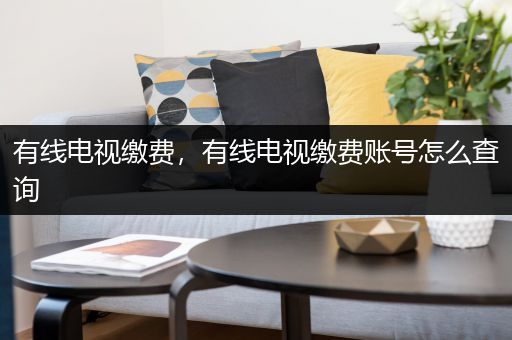 有线电视缴费，有线电视缴费账号怎么查询