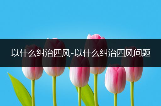 以什么纠治四风-以什么纠治四风问题