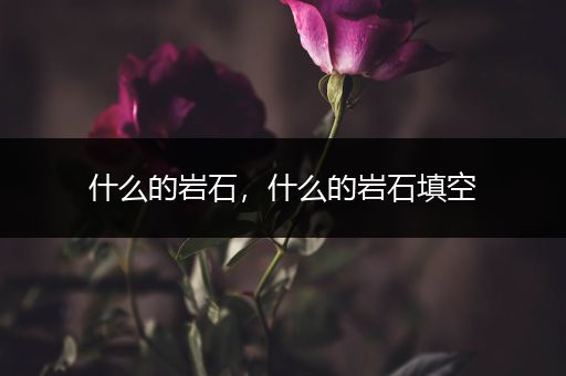 什么的岩石，什么的岩石填空