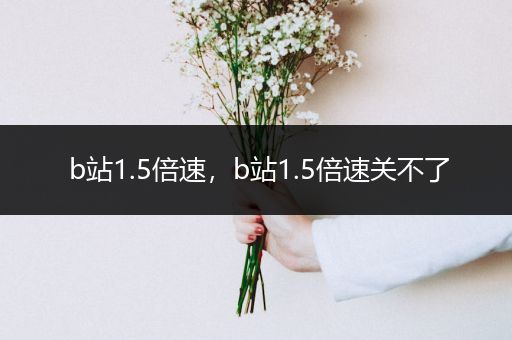 b站1.5倍速，b站1.5倍速关不了