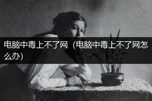 电脑中毒上不了网（电脑中毒上不了网怎么办）