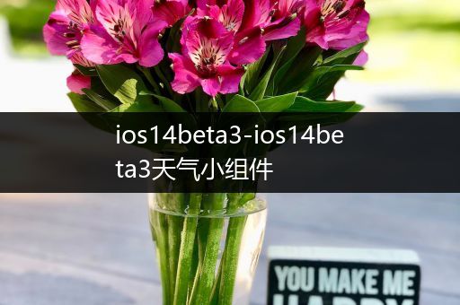 ios14beta3-ios14beta3天气小组件