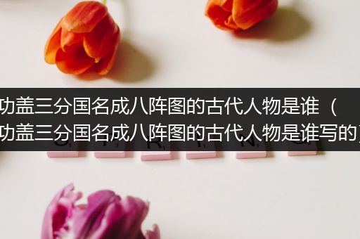 功盖三分国名成八阵图的古代人物是谁（功盖三分国名成八阵图的古代人物是谁写的）