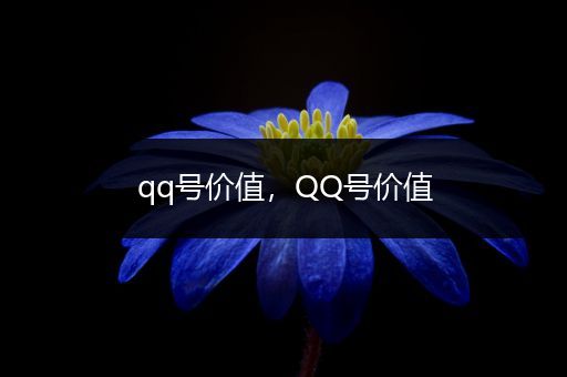 qq号价值，QQ号价值