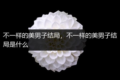 不一样的美男子结局，不一样的美男子结局是什么