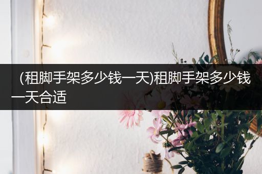（租脚手架多少钱一天)租脚手架多少钱一天合适