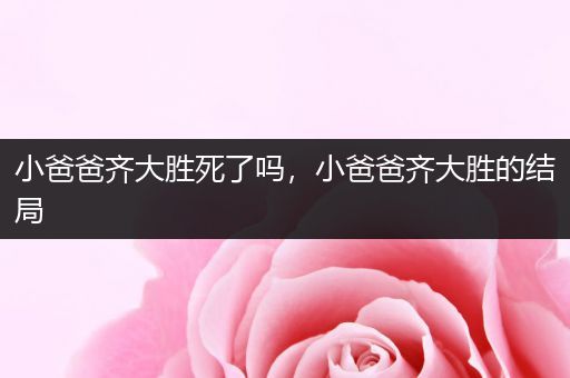 小爸爸齐大胜死了吗，小爸爸齐大胜的结局