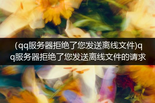 （qq服务器拒绝了您发送离线文件)qq服务器拒绝了您发送离线文件的请求