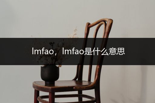 lmfao，lmfao是什么意思