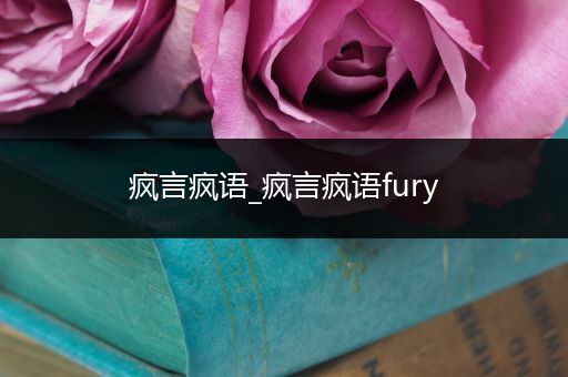 疯言疯语_疯言疯语fury
