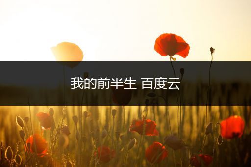 我的前半生 百度云