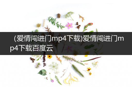 （爱情闯进门mp4下载)爱情闯进门mp4下载百度云