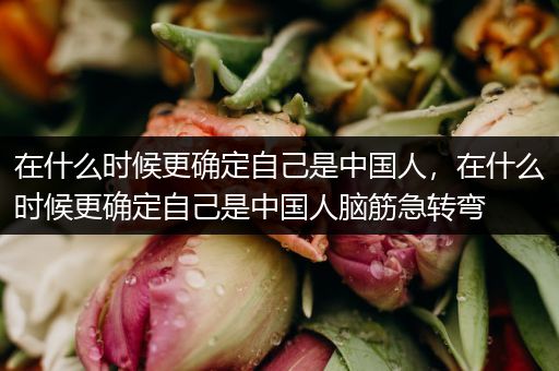 在什么时候更确定自己是中国人，在什么时候更确定自己是中国人脑筋急转弯