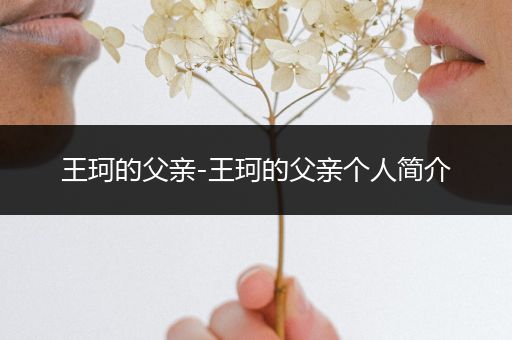 王珂的父亲-王珂的父亲个人简介