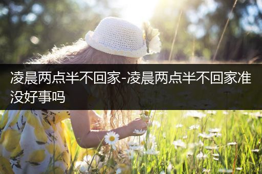 凌晨两点半不回家-凌晨两点半不回家准没好事吗