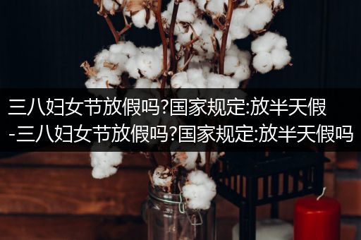 三八妇女节放假吗?国家规定:放半天假-三八妇女节放假吗?国家规定:放半天假吗