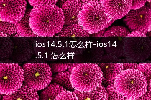 ios14.5.1怎么样-ios14.5.1 怎么样