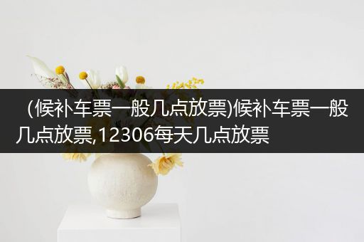 （候补车票一般几点放票)候补车票一般几点放票,12306每天几点放票