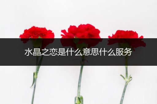 水晶之恋是什么意思什么服务