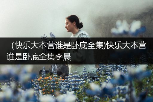 （快乐大本营谁是卧底全集)快乐大本营谁是卧底全集李晨