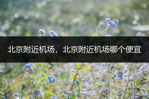 北京附近机场，北京附近机场哪个便宜