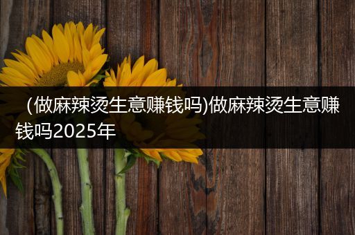 （做麻辣烫生意赚钱吗)做麻辣烫生意赚钱吗2025年