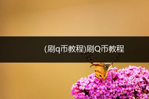 （刷q币教程)刷Q币教程