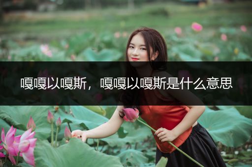 嘎嘎以嘎斯，嘎嘎以嘎斯是什么意思
