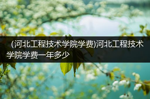 （河北工程技术学院学费)河北工程技术学院学费一年多少