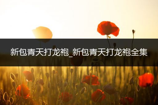 新包青天打龙袍_新包青天打龙袍全集