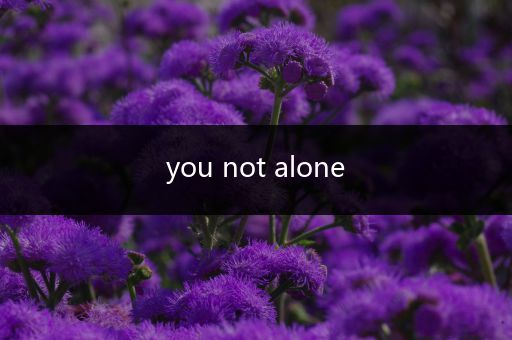 you not alone