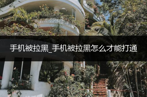 手机被拉黑_手机被拉黑怎么才能打通