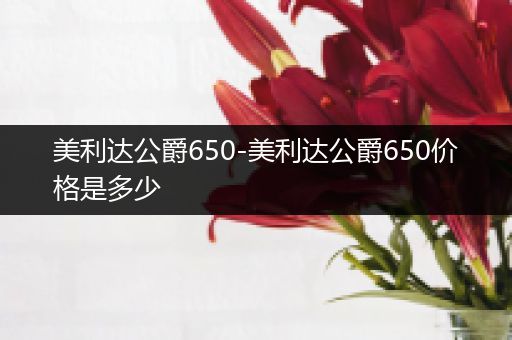 美利达公爵650-美利达公爵650价格是多少