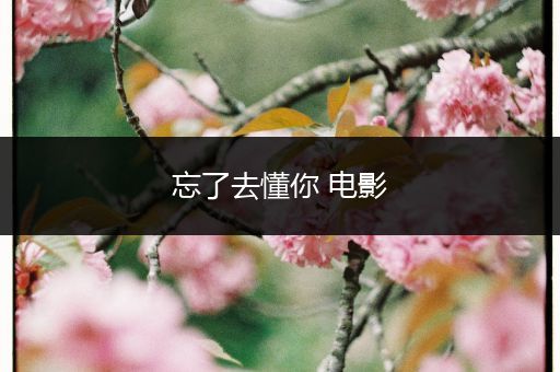 忘了去懂你 电影