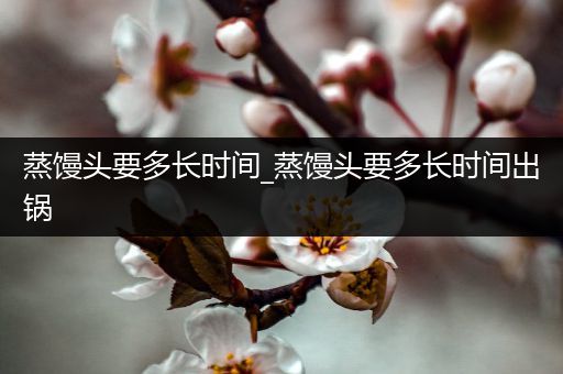 蒸馒头要多长时间_蒸馒头要多长时间出锅