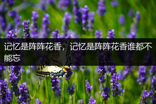 记忆是阵阵花香，记忆是阵阵花香谁都不能忘